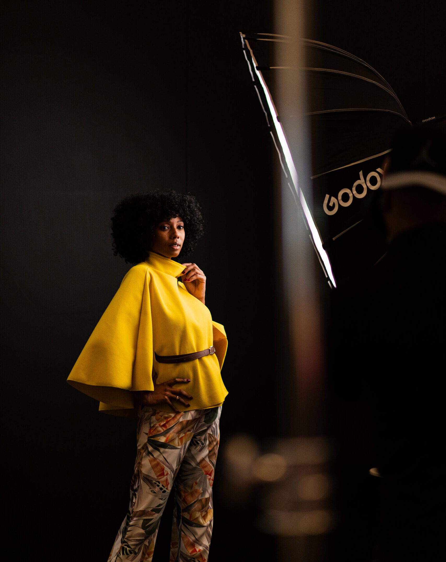 Model being photographed at WPPI